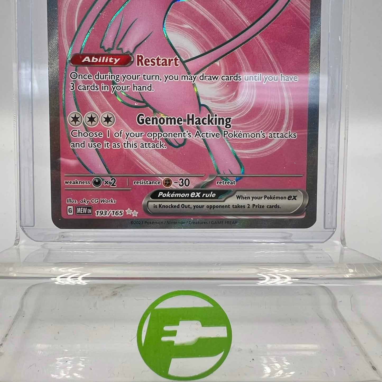 Pokémon TCG Scarlet & Violet Mew EX 193/165 Holo English