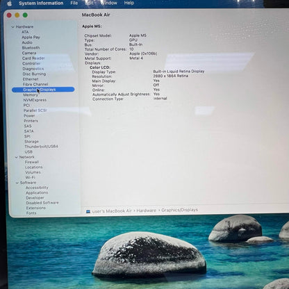 2026 Apple MacBook Air 15" M5 10C GPU 4.6GHz 16GB RAM 1TB SSD A3448