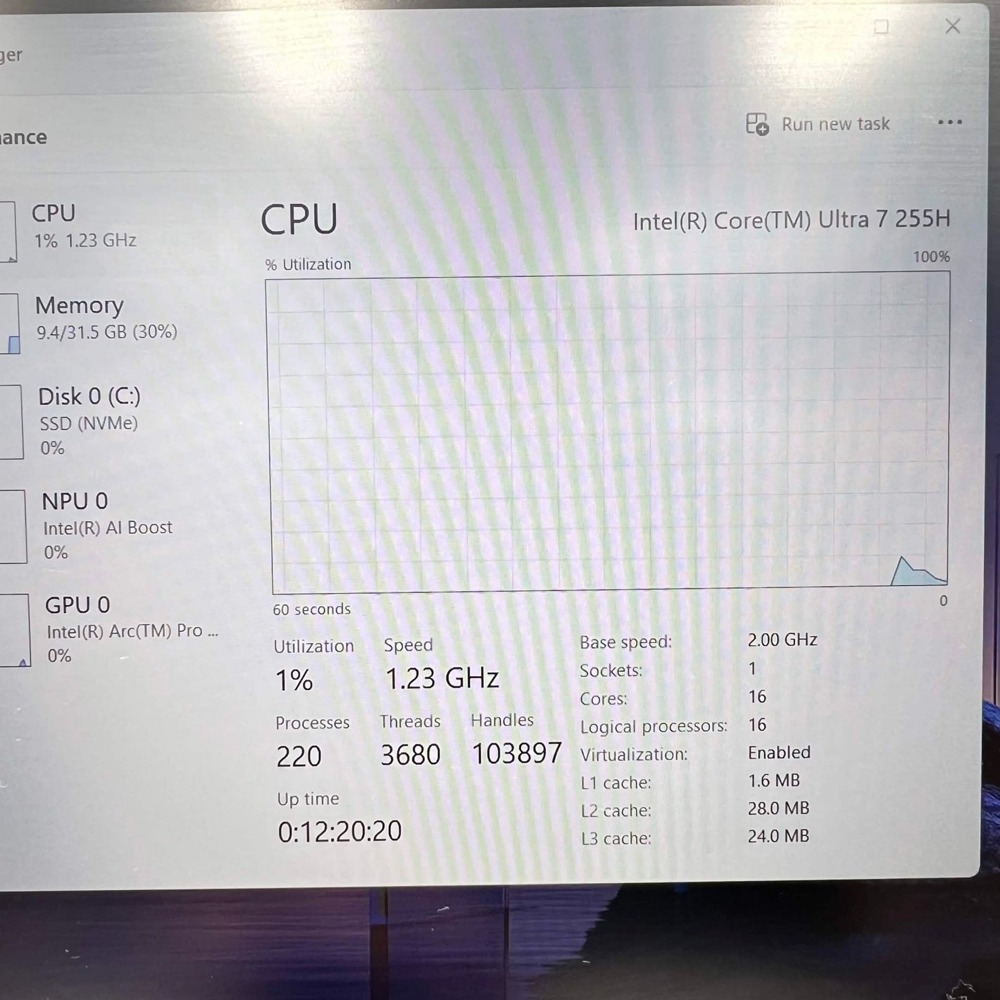 Dell Pro Max 16 MC16250 16" Core Ultra 7 255H 2.0GHz 32GB RAM 1TB SSD
