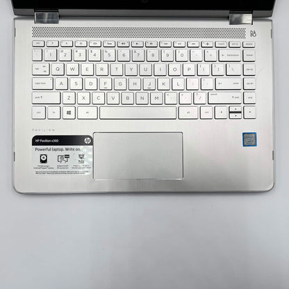 HP Pavilion x360 Silver 9560NGW Intel i5-8265U 1.6GHz 8GB RAM 128GB