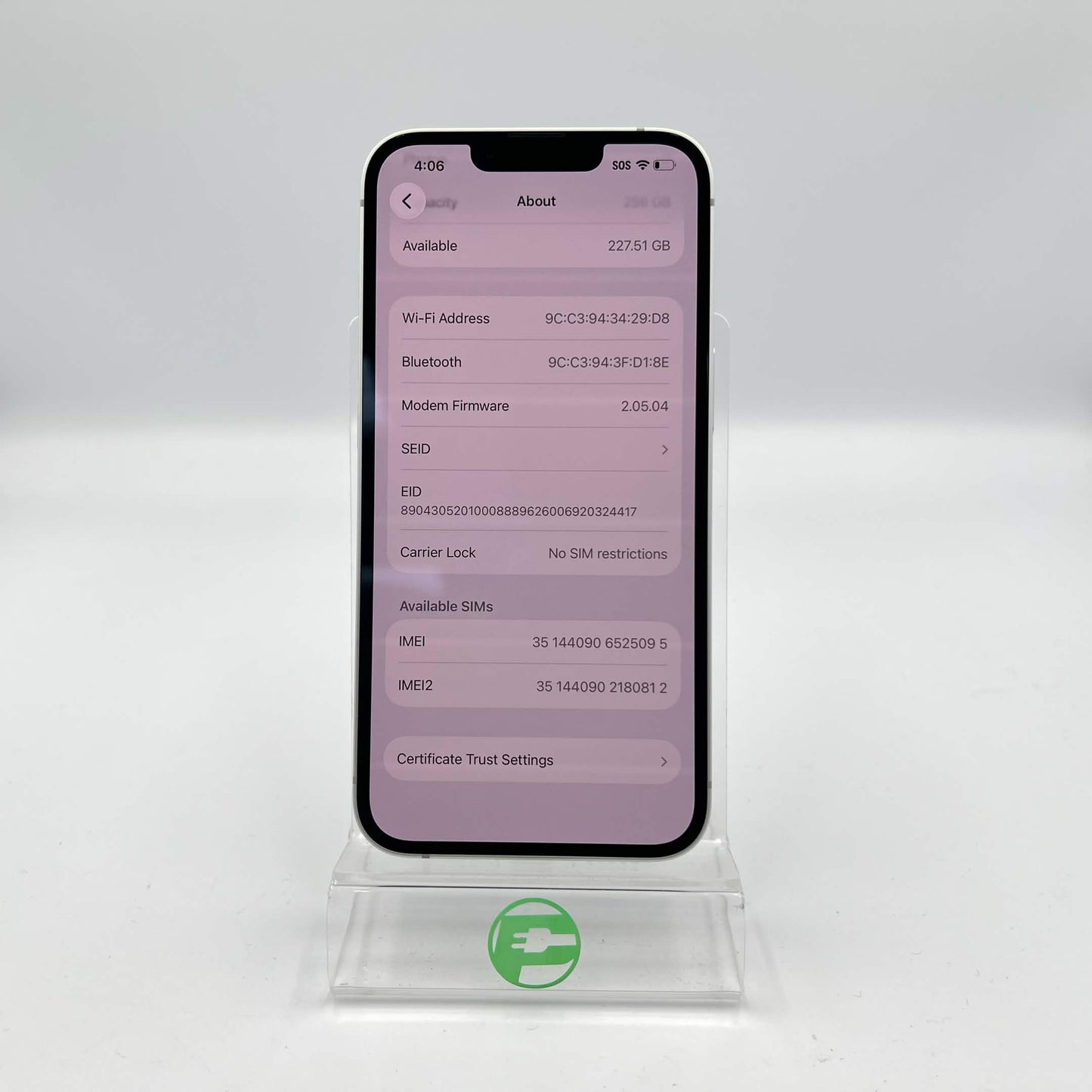 Factory Unlocked Apple iPhone 17e 256GB White MHRP4LL/A