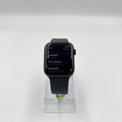 GPS Only Apple Watch SE 3 44MM Midnight Aluminum Black Sport Band MEHQ4LW/A