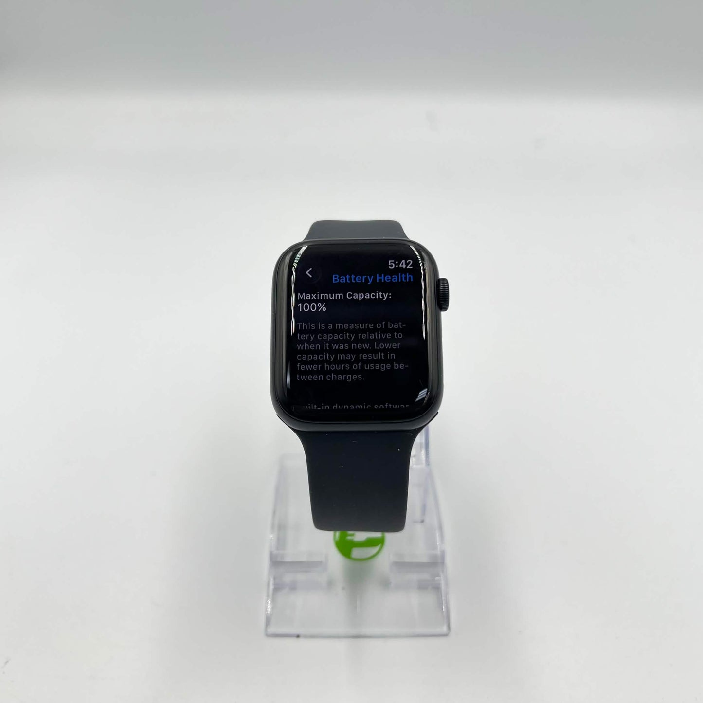 GPS Only Apple Watch SE 3 44MM Midnight Aluminum Black Sport Band MEHQ4LW/A