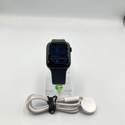 GPS Only Apple Watch SE 3 44MM Midnight Aluminum Black Sport Band MEHQ4LW/A