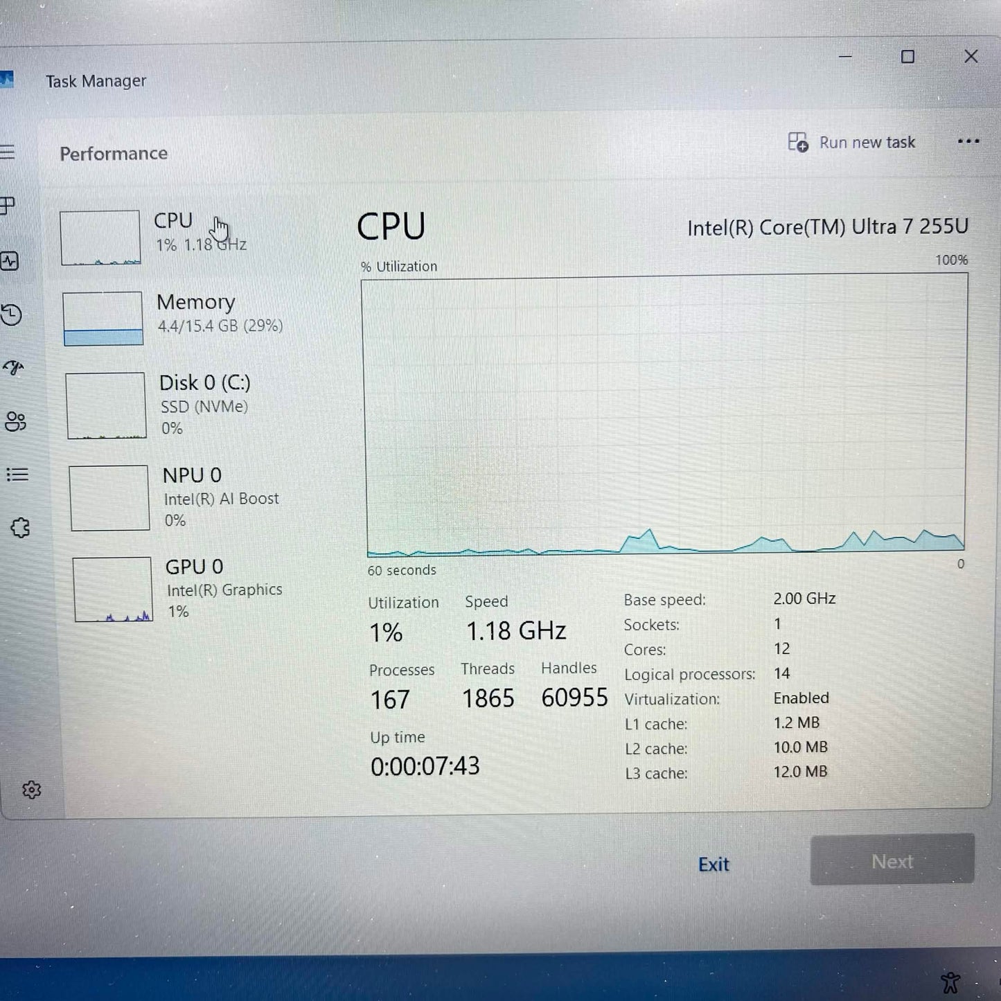 HP OmniBook 3 16-BU0007DX 16" Ultra 7 255U 2.0GHz 16GB RAM 512GB SSD