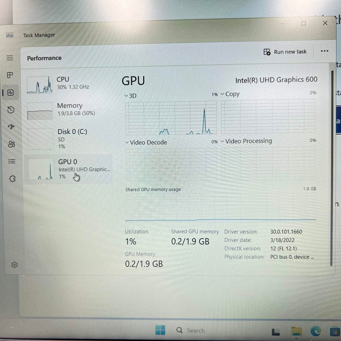 Asus Vivobook E510 L510M 15.6" Celeron N4020 1.1GHz 4GB RAM 128GB SSD