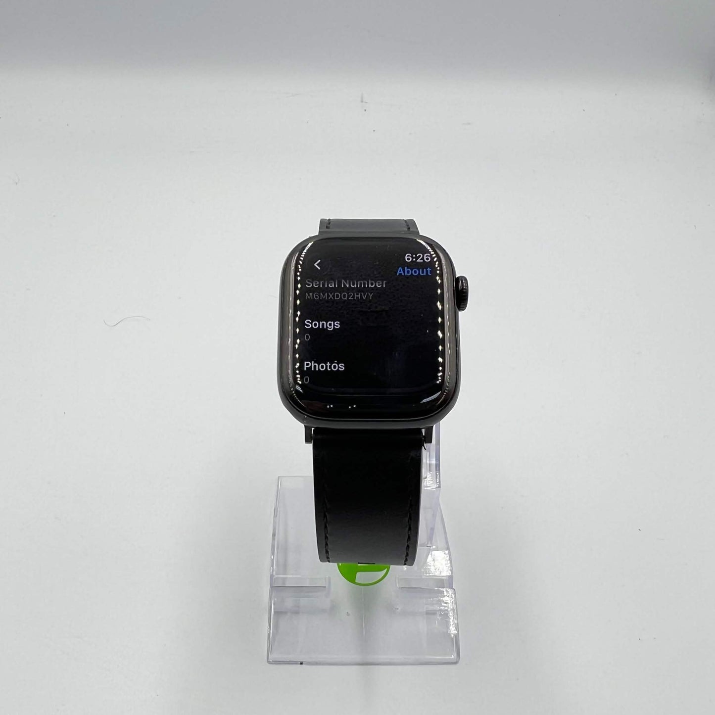 GPS Only Apple Watch Series 11 42MM Jet Black Aluminum Aftermarket Band MEQT4LW/A