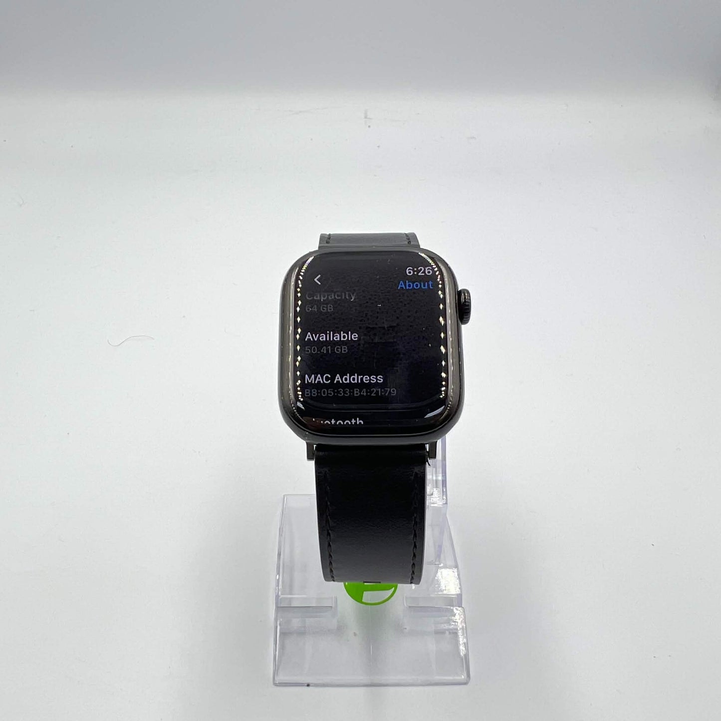 GPS Only Apple Watch Series 11 42MM Jet Black Aluminum Aftermarket Band MEQT4LW/A