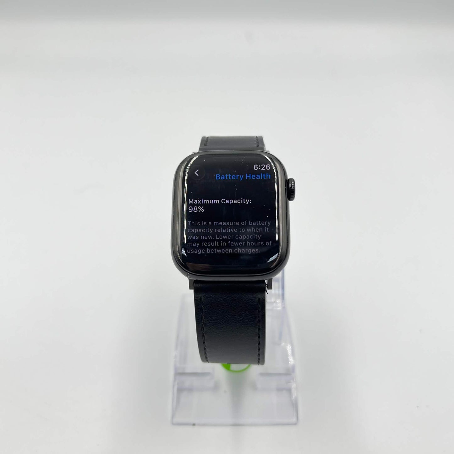 GPS Only Apple Watch Series 11 42MM Jet Black Aluminum Aftermarket Band MEQT4LW/A
