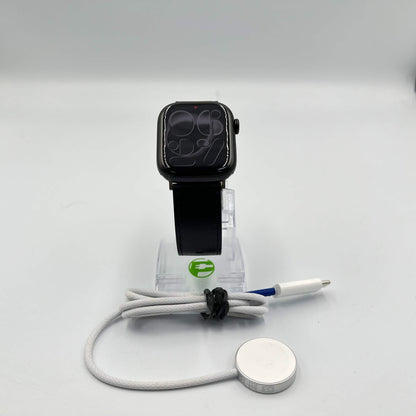 GPS Only Apple Watch Series 11 42MM Jet Black Aluminum Aftermarket Band MEQT4LW/A