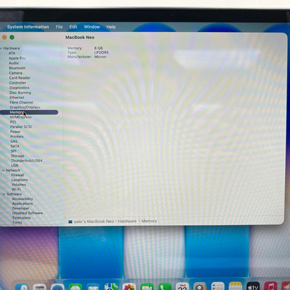 2026 Apple MacBook Neo 13" A18 Pro 5C GPU 4.0GHz 8GB RAM 256GB SSD A3404