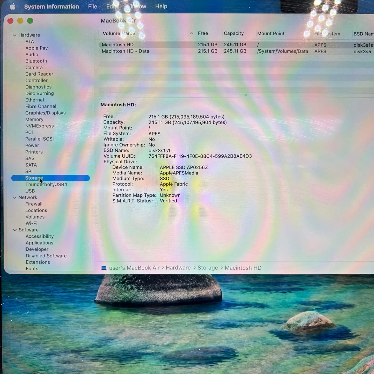 2022 Apple MacBook Air 13.6" M2 8C GPU 3.5GHz 8GB RAM 256GB SSD 1PMLXW3LL/A
