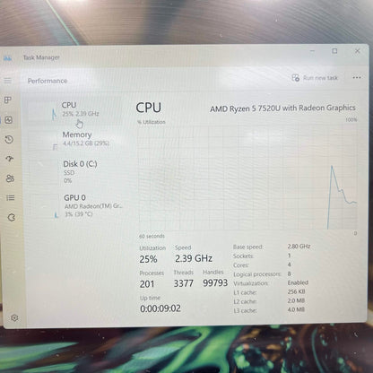 Acer Aspire 3 A315-24PT 15.6" Ryzen 5 7520U 2.8GHz 16GB RAM 512GB SSD