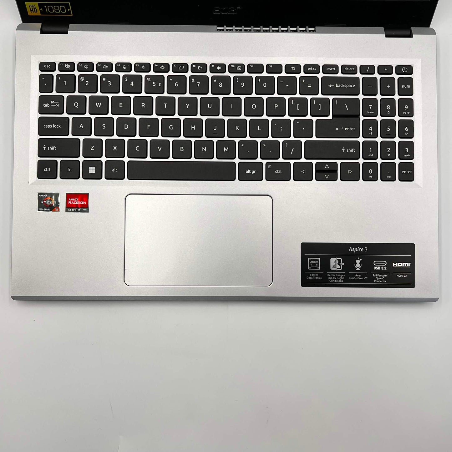 Acer Aspire 3 A315-24PT 15.6" Ryzen 5 7520U 2.8GHz 16GB RAM 512GB SSD