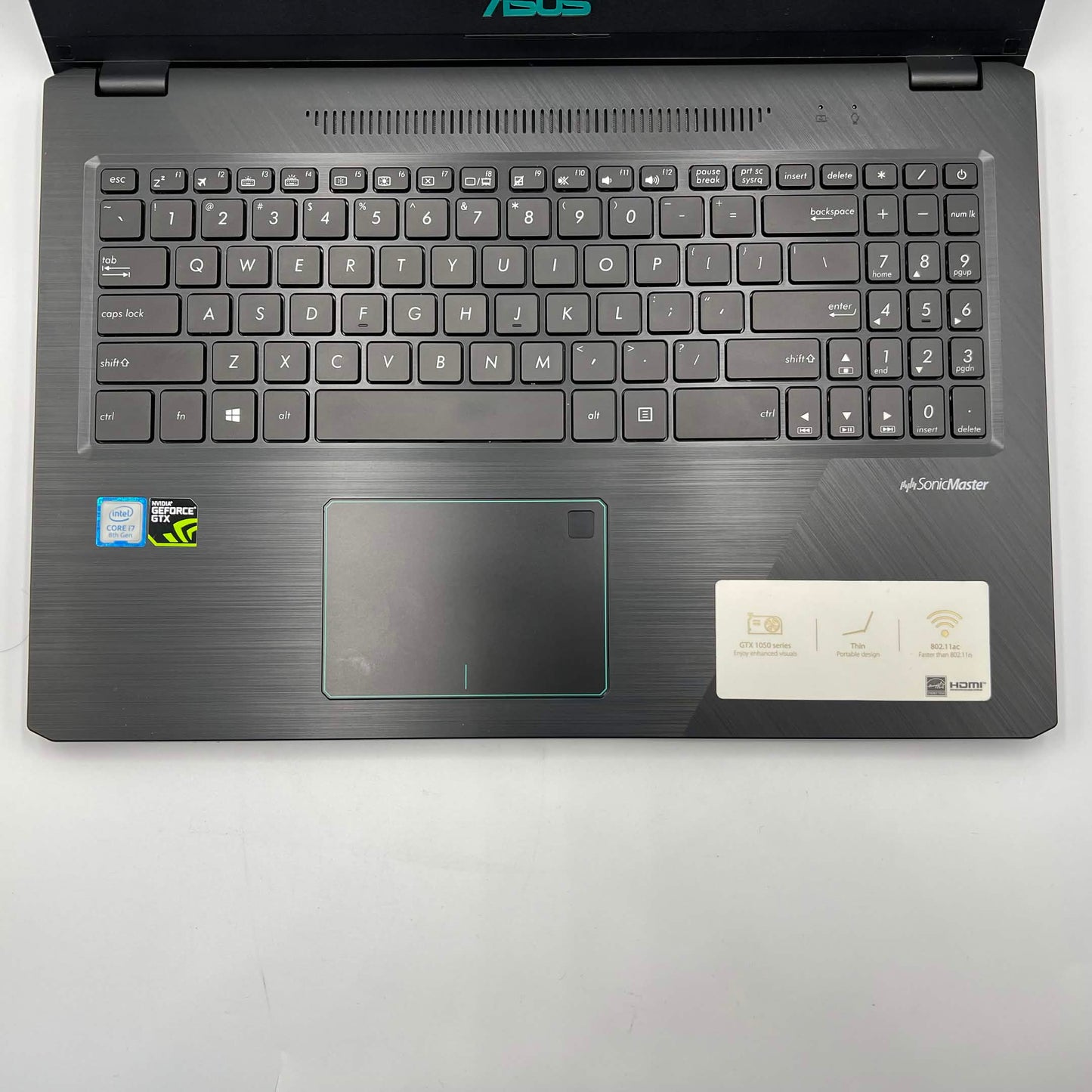 Asus Vivobook 15 K570U 15.6" i7-8550U 1.8GHz 16GB RAM 1TB HDD 256GB SSD GeForce GTX 1050
