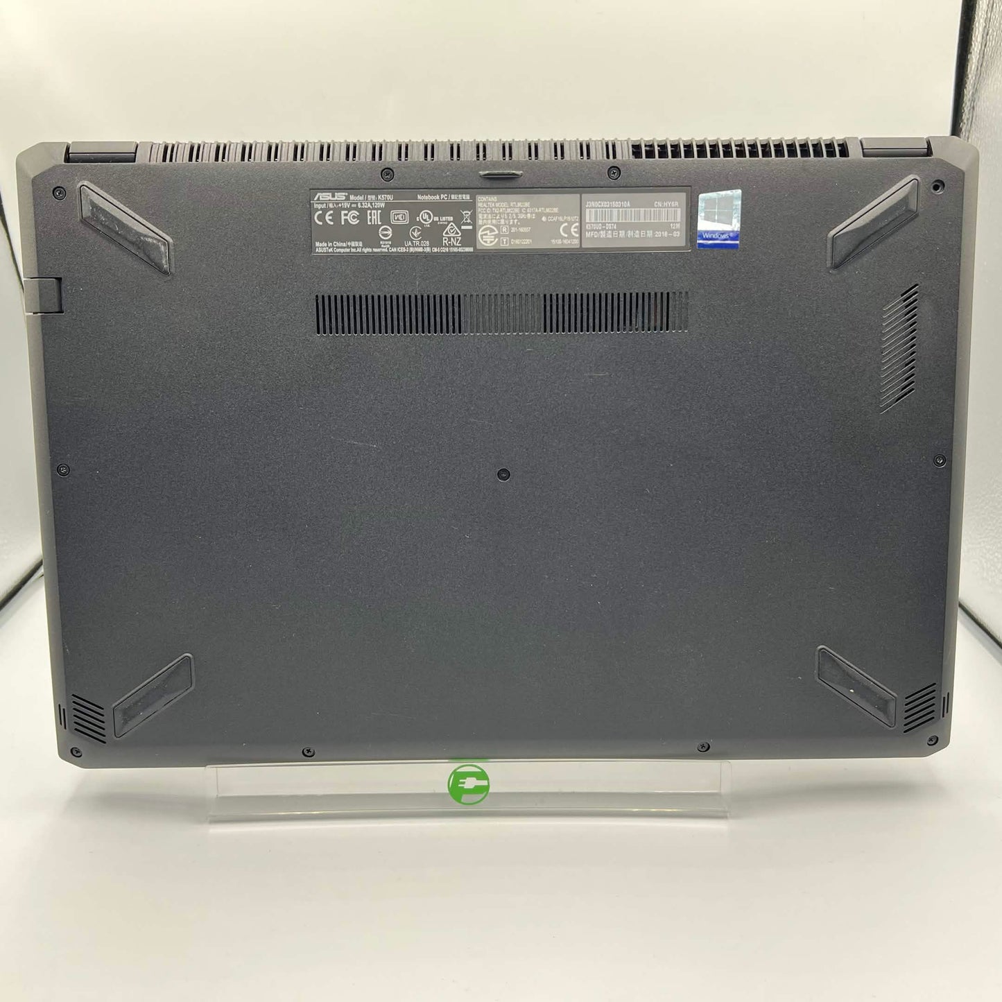Asus Vivobook 15 K570U 15.6" i7-8550U 1.8GHz 16GB RAM 1TB HDD 256GB SSD GeForce GTX 1050