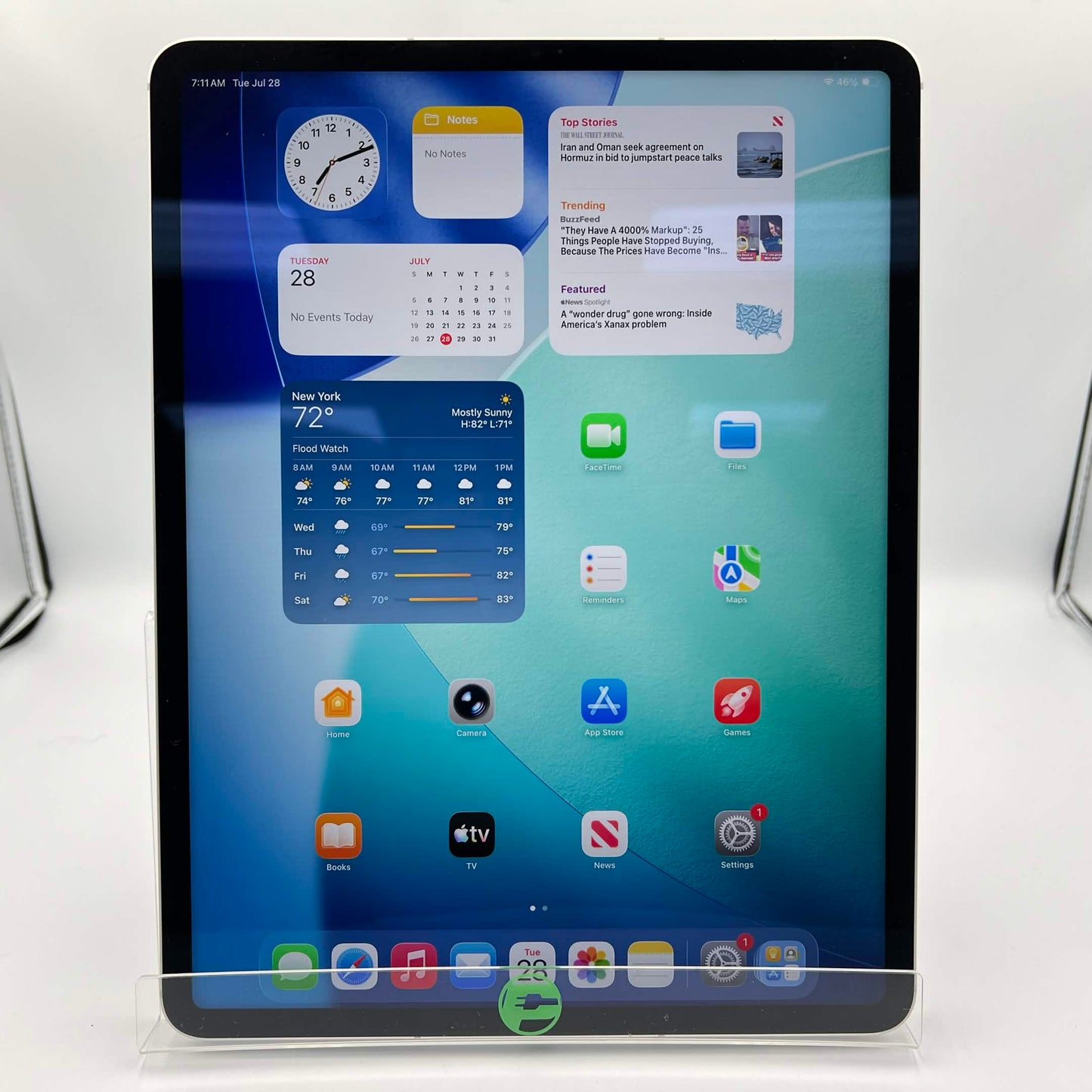 WiFi Only Apple iPad Pro 12.9" 5th Gen 1TB Silver MHP23LL/A