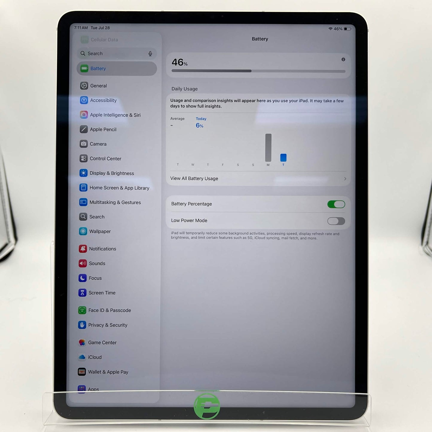 WiFi Only Apple iPad Pro 12.9" 5th Gen 1TB Silver MHP23LL/A