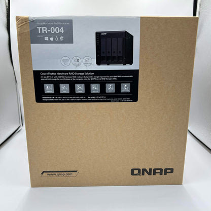 QNAP TR-004 4-bay USB Type-C hardware RAID enclosure TR-004-US