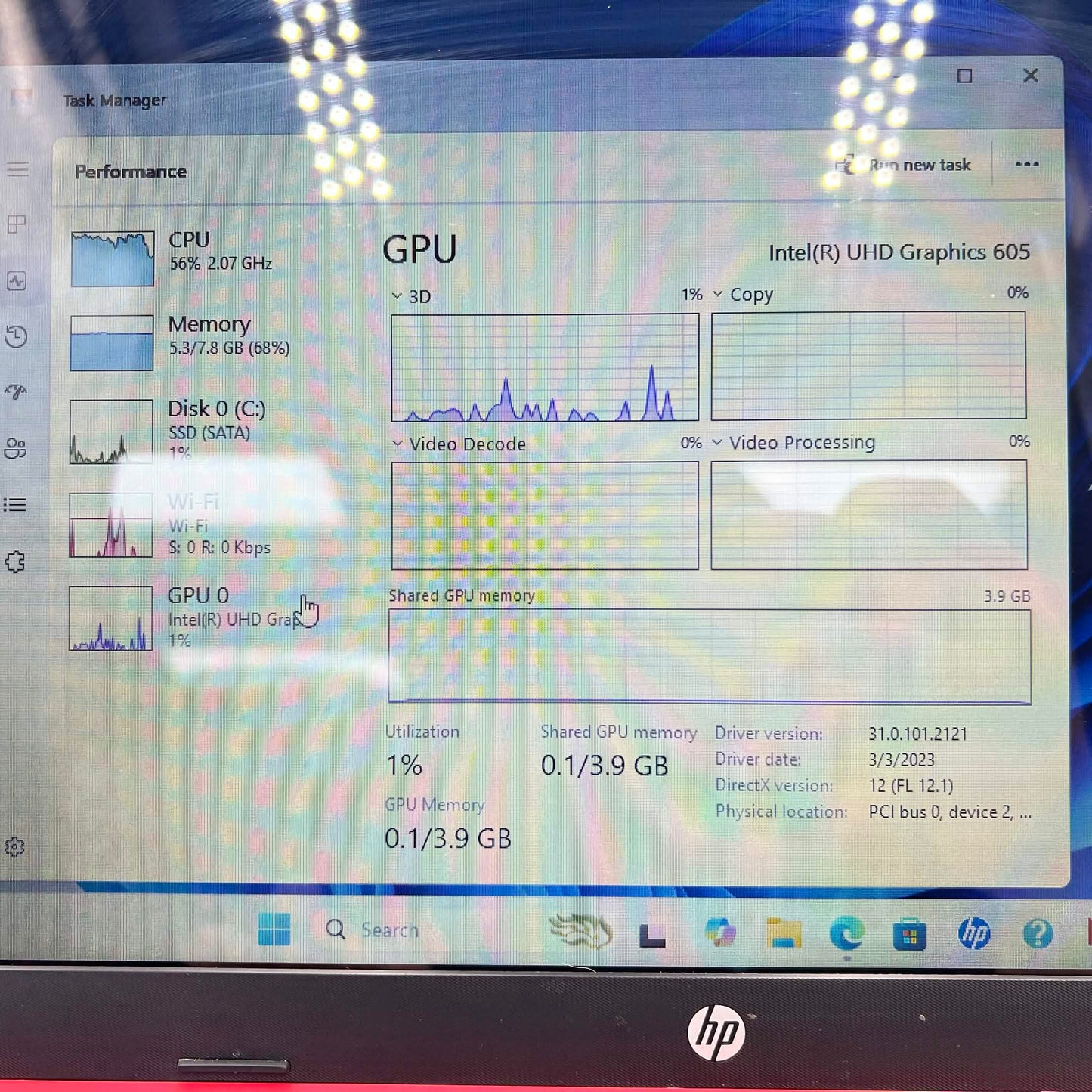 HP Laptop 15-DW0083WM 15.6" Pentium Silver N5030 1.1GHz 8GB RAM 128GB SSD