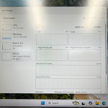 HP Omen 16-C0002DX 16" Ryzen 7 5800H 3.2GHz 16GB RAM 1TB SSD AMD Radeon RX 6600M