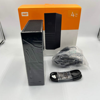 New Western Digital WD 3.5" My Book 4TB Micro USB-B to USB-A HDD WDBBGB0040HBK-NESN