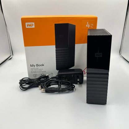 Western Digital WD 3.5" My Book 4TB Micro USB-B to USB-A HDD WDBBGB0040HBK-NESN