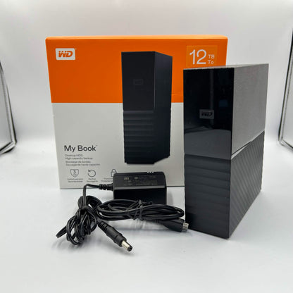 Western Digital WD 3.5" My Book 12TB Micro USB-B to USB-A HDD WDBBGB0120HBK-NESN