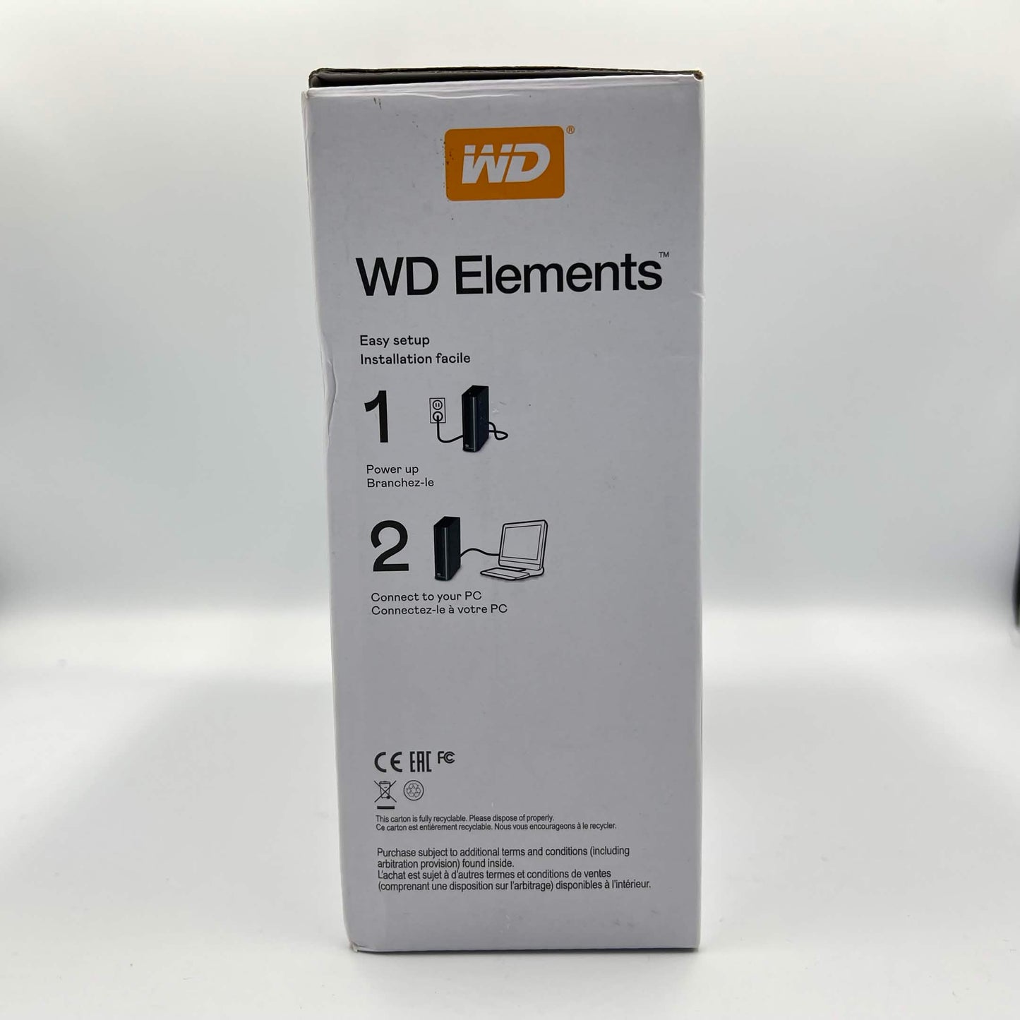 Western Digital WD 3.5" Elements Portable 14TB Micro USB-B to USB-A HDD WDBWLG0140HBK-NESN