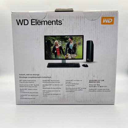 New Western Digital WD Elements Portable 14TB Micro USB-B to USB-A 