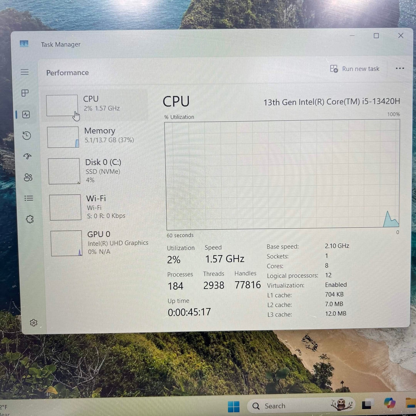 HP Omen 16-WD0013DX 16" i5-13420H 4.6GHz 12GB RAM 500GB SSD GeForce RTX 4050