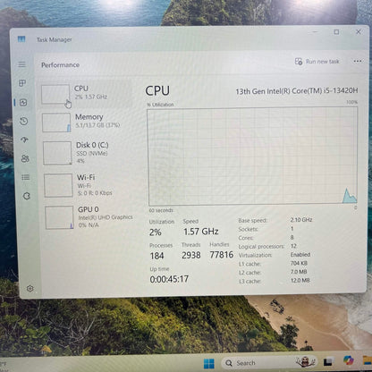 HP Omen 16-WD0013DX 16" i5-13420H 4.6GHz 12GB RAM 500GB SSD GeForce RTX 4050