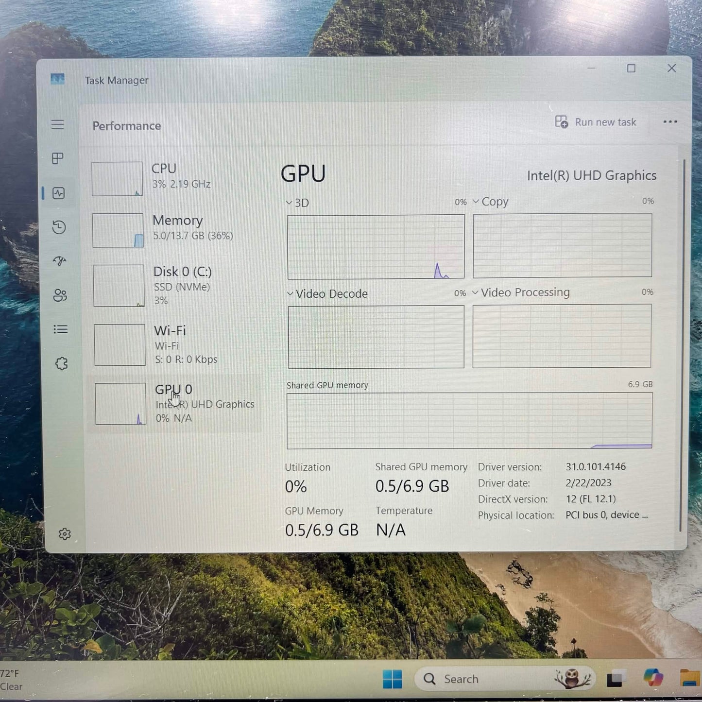 HP Omen 16-WD0013DX 16" i5-13420H 4.6GHz 12GB RAM 500GB SSD GeForce RTX 4050