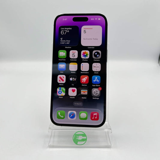 Factory Unlocked Apple iPhone 14 Pro 128GB Deep Purple MQ0E3LL/A
