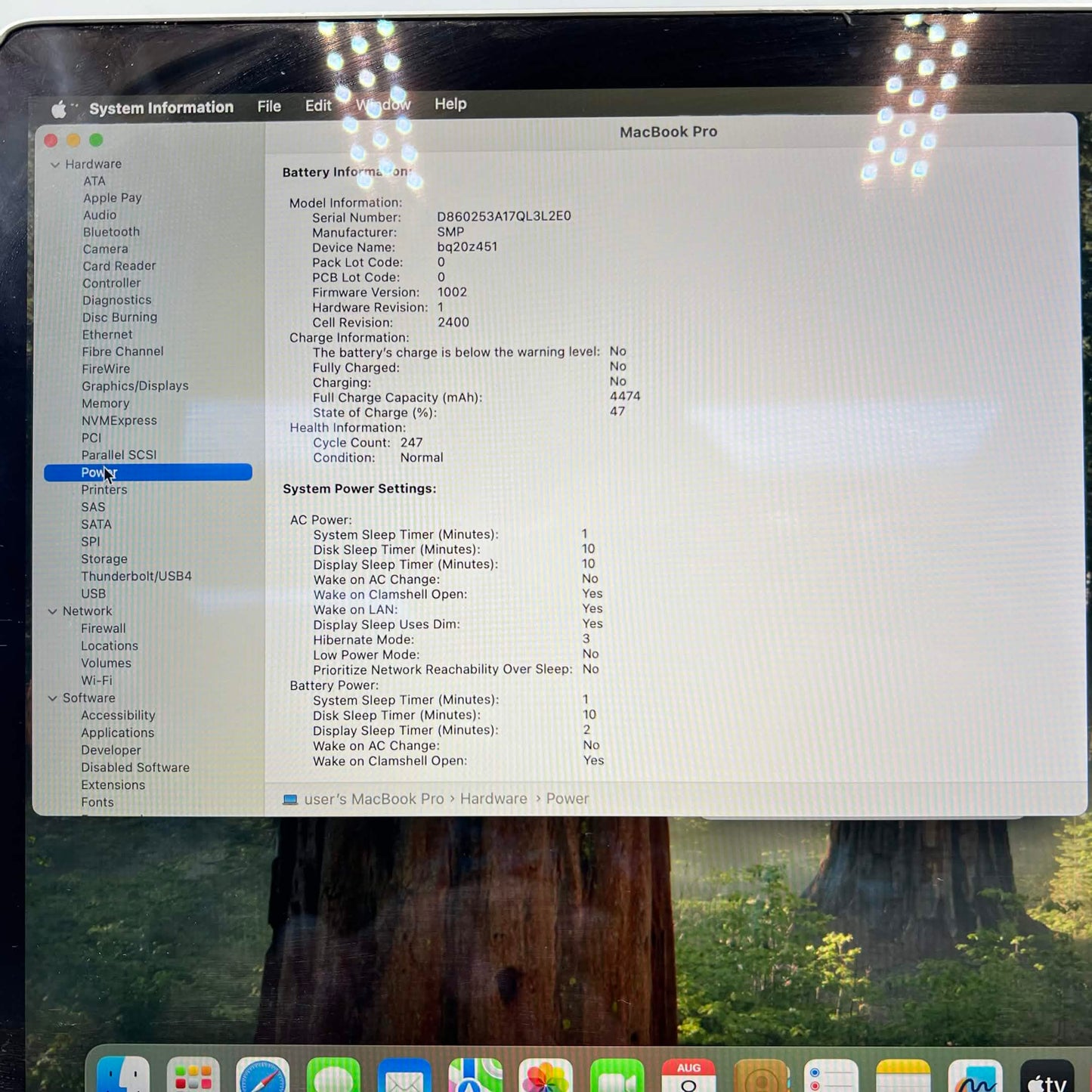 2020 Apple MacBook Pro 13.3" i5 1.4GHz 8GB RAM 256GB SSD Silver A2289