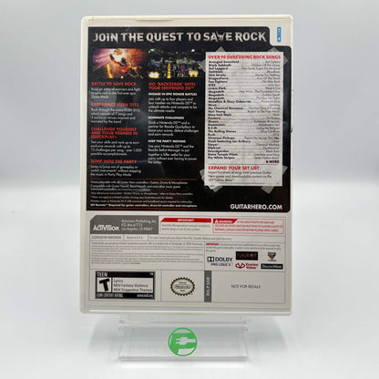 Guitar Hero: Warriors of Rock (Nintendo Wii, 2010)